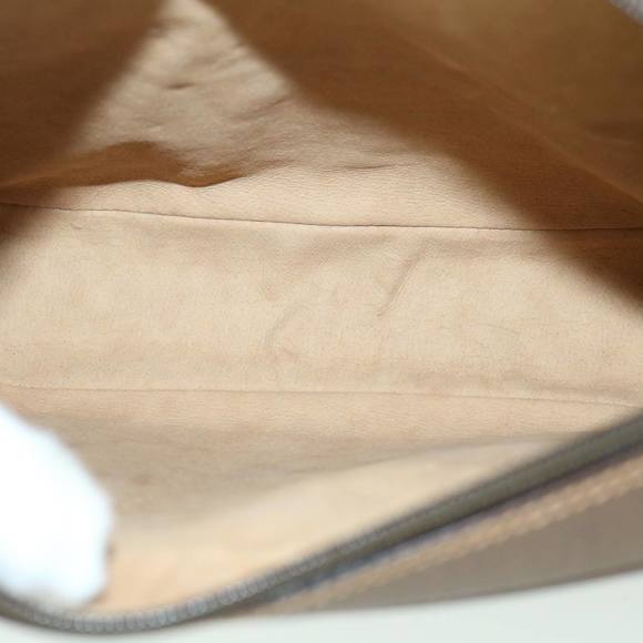 GUCCI GG Canvas Clutch Bag PVC Leather Beige 156.01.053 Auth yk8651 - Picture 11 of 16